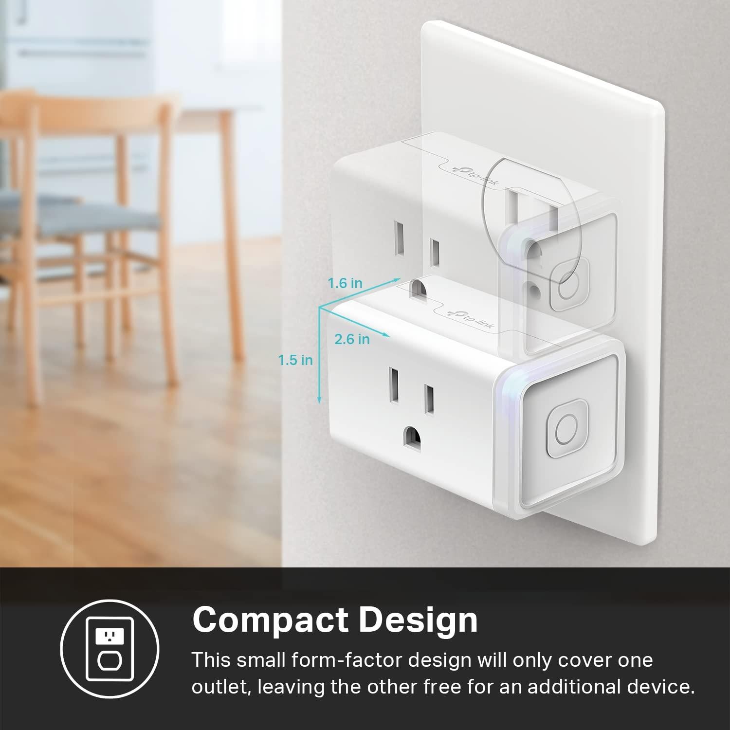 Enchufe Inteligente Kasa EP25 Compatible con Apple HomeKit