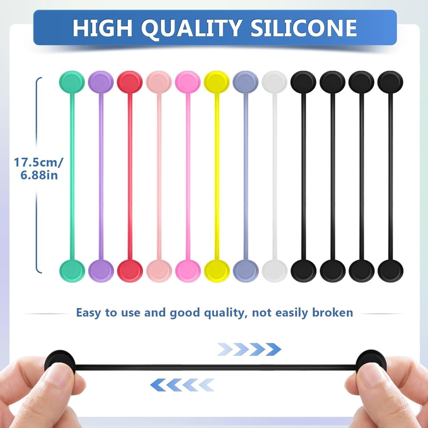 Correas Magnéticas FGSAEOR Paquete de 12 Silicona