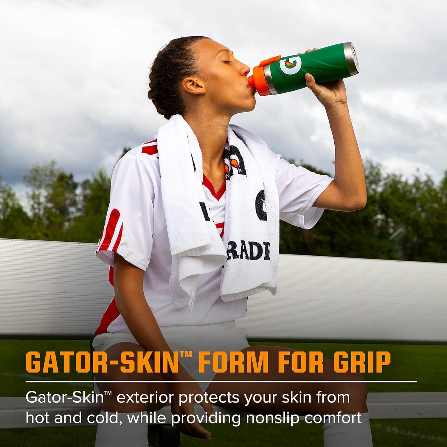 Botella Deportiva Gatorade Acero Inoxidable 26oz Verde