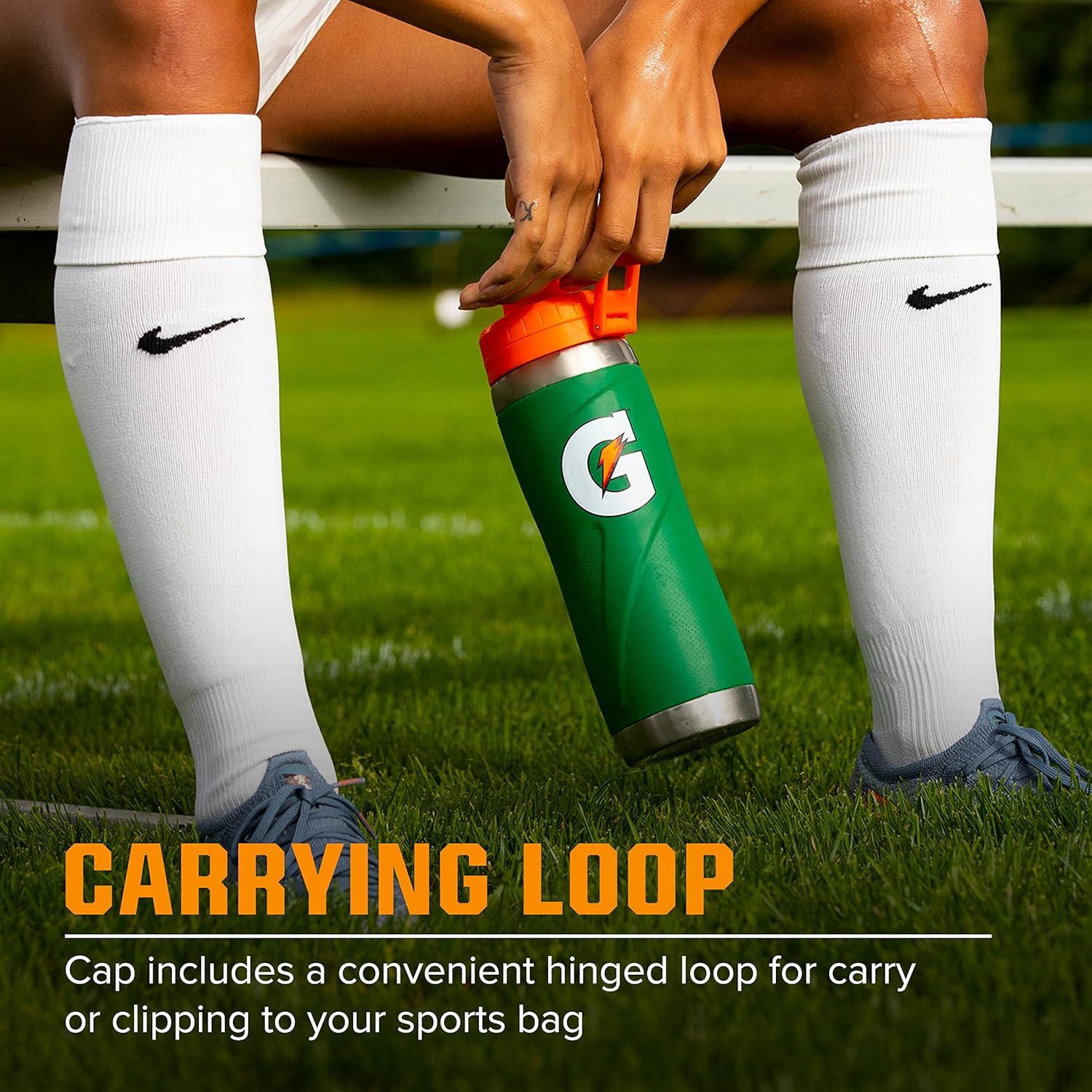 Botella Deportiva Gatorade Acero Inoxidable 26oz Verde