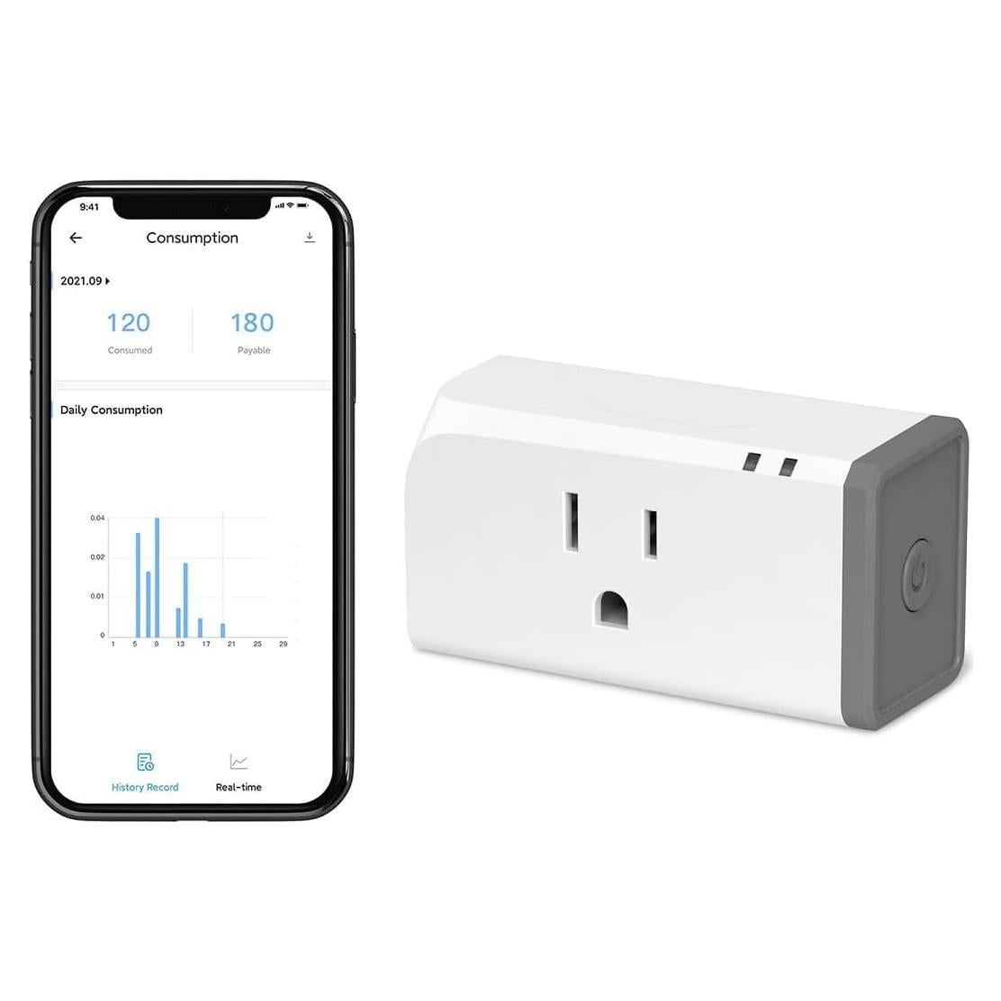 Enchufe Inteligente SONOFF S31 WiFi 15A Monitoreo Energía