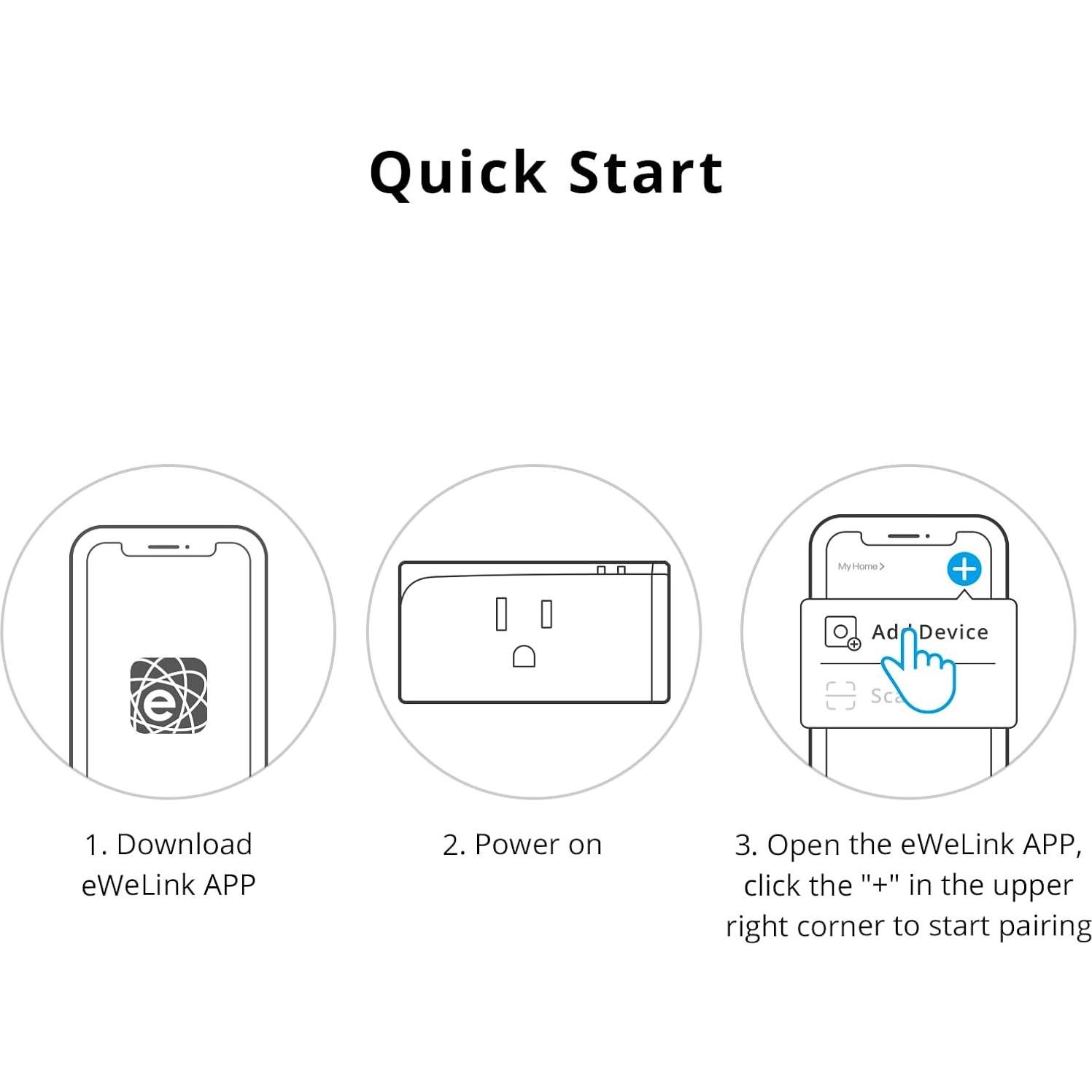 Enchufe Inteligente SONOFF S31 WiFi 15A Monitoreo Energía