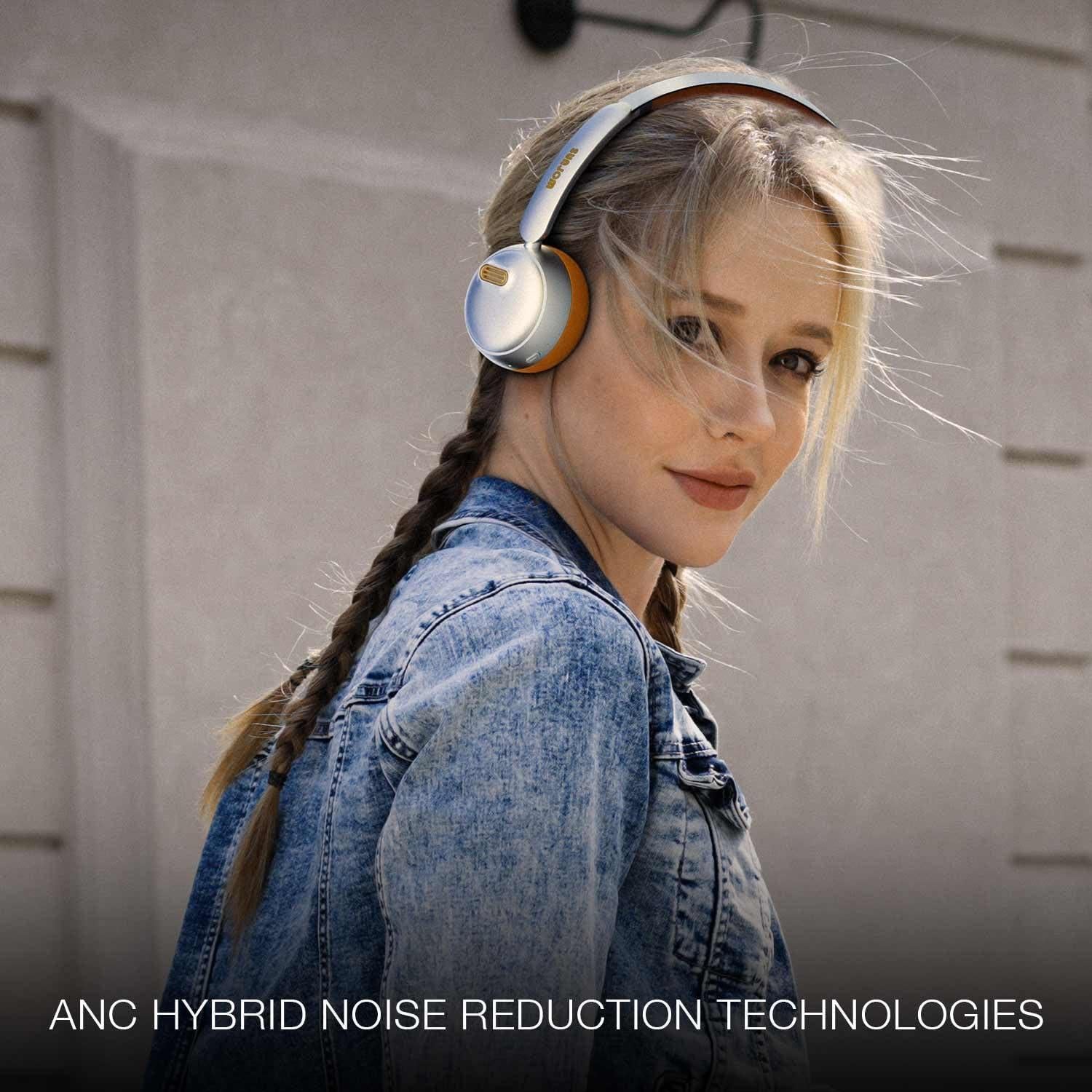 Auriculares Bluetooth SUNJOM Sirius Retro ANC 70Hrs Batería