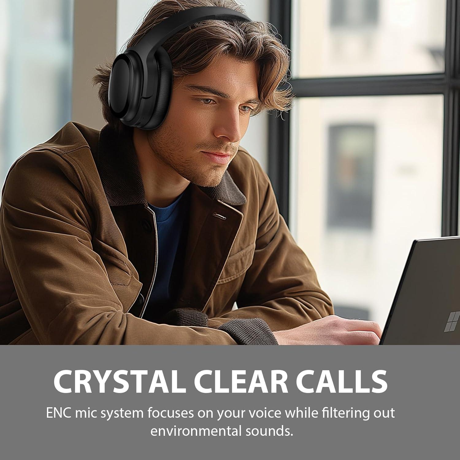 Auriculares Inalámbricos Tapaxis SE7D Bluetooth 30h Negro Mate