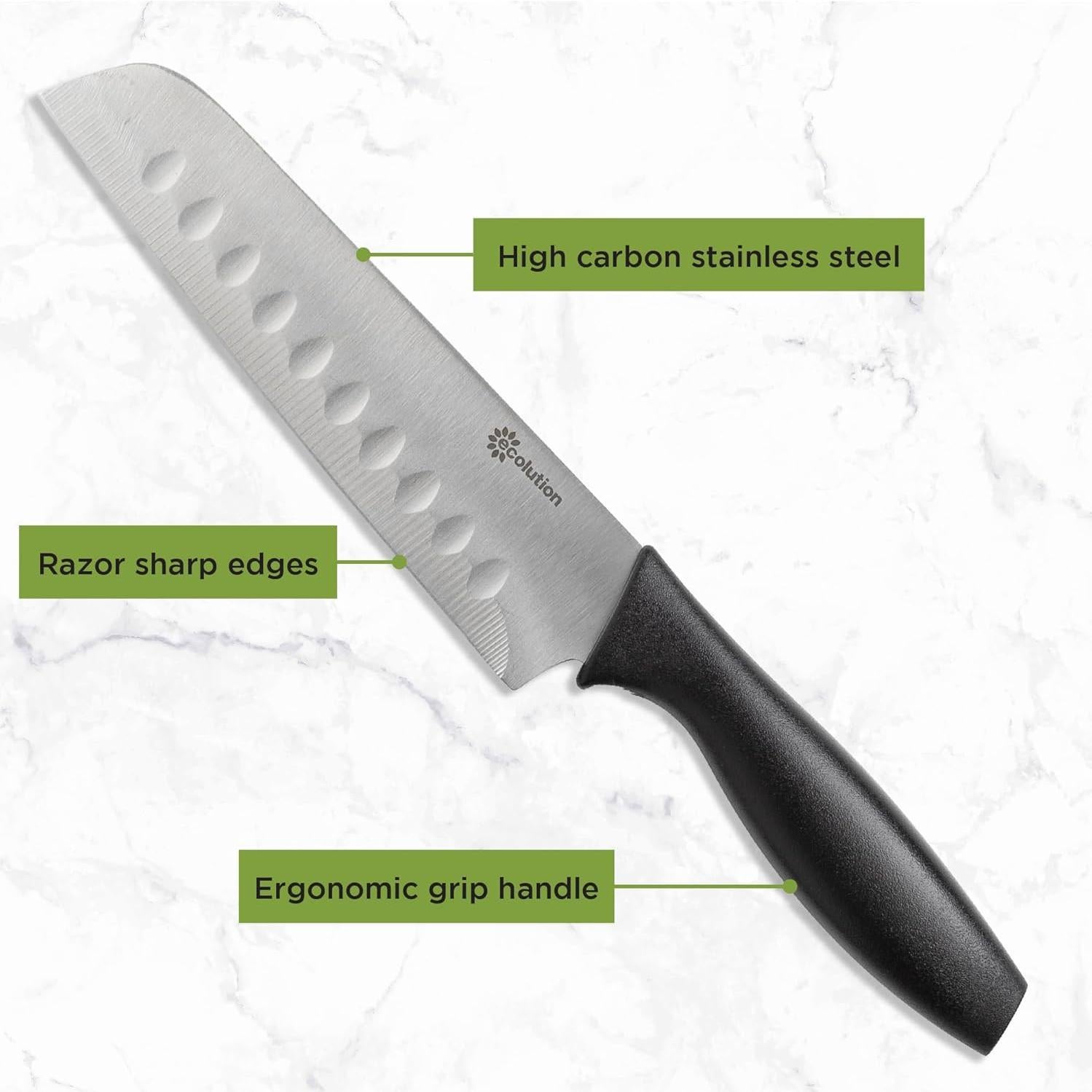 Juego de Utensilios de Cocina Ecolution 26 Piezas Negro