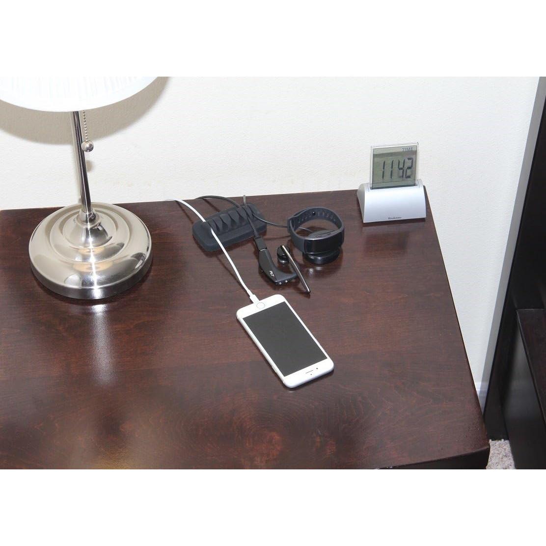 Organizador de Cables Envisioned Negro Compacto y Pesado