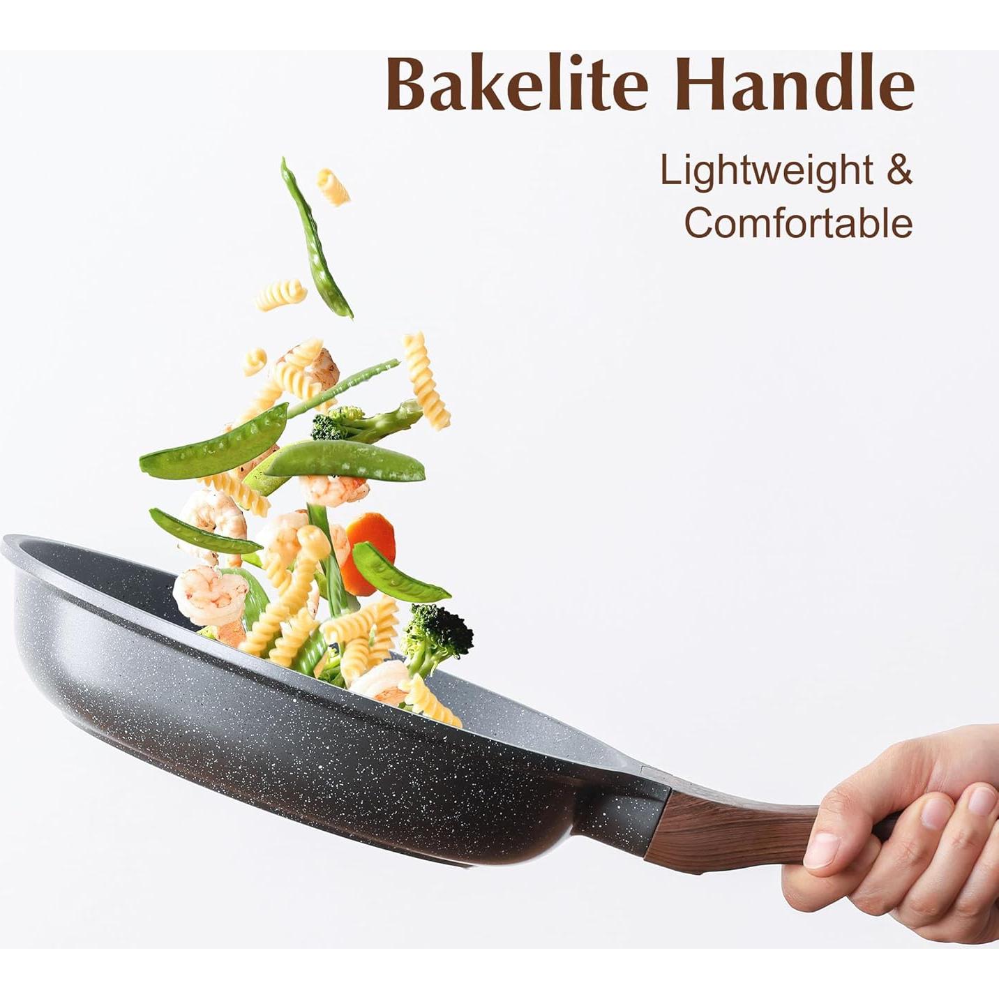 Sartén Antiadherente SENSARTE 24.1 cm Granito Suizo Libre PFOA