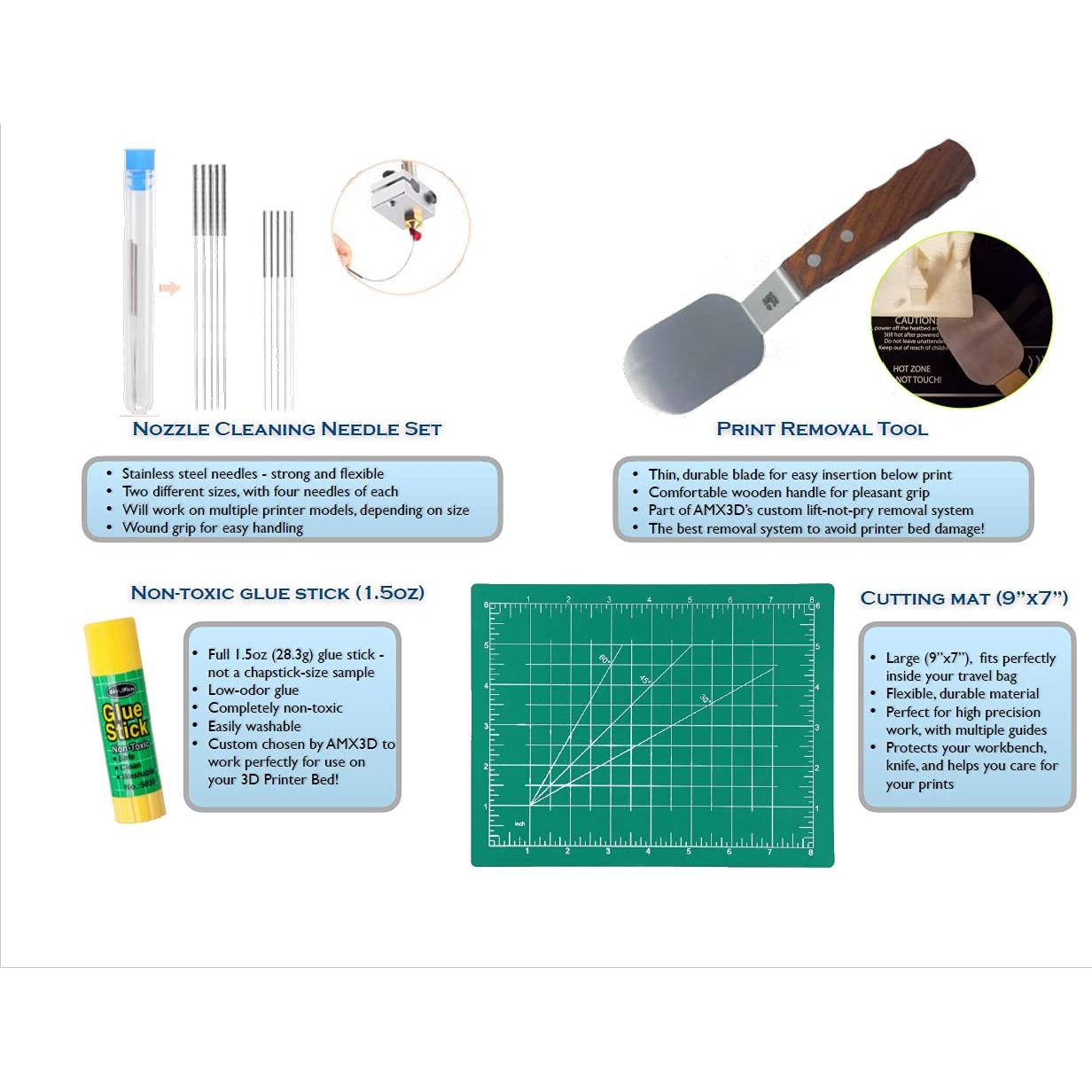 Kit de Herramientas 3D AMX3d Económico 43 piezas