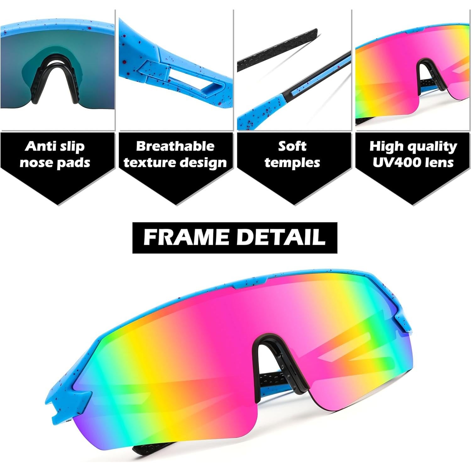 Gafas de sol deportivas FEISEDY B2987 UV400 para ciclismo