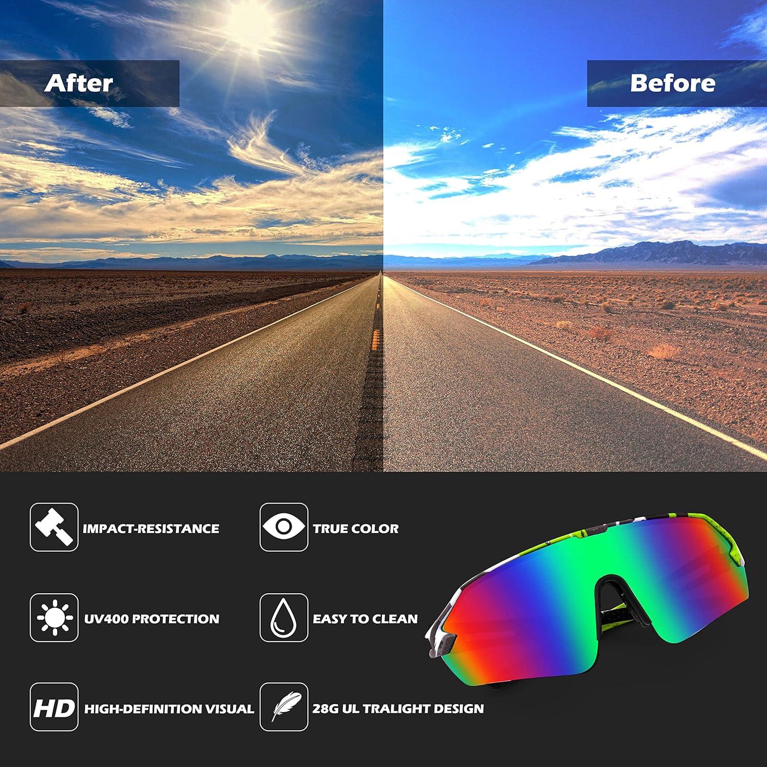 Gafas de sol deportivas FEISEDY B2987 UV400 para ciclismo