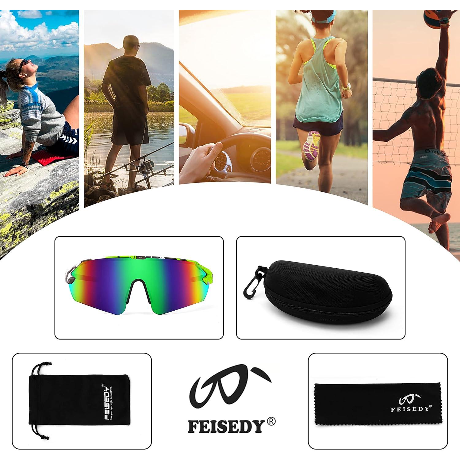 Gafas de sol deportivas FEISEDY B2987 UV400 para ciclismo