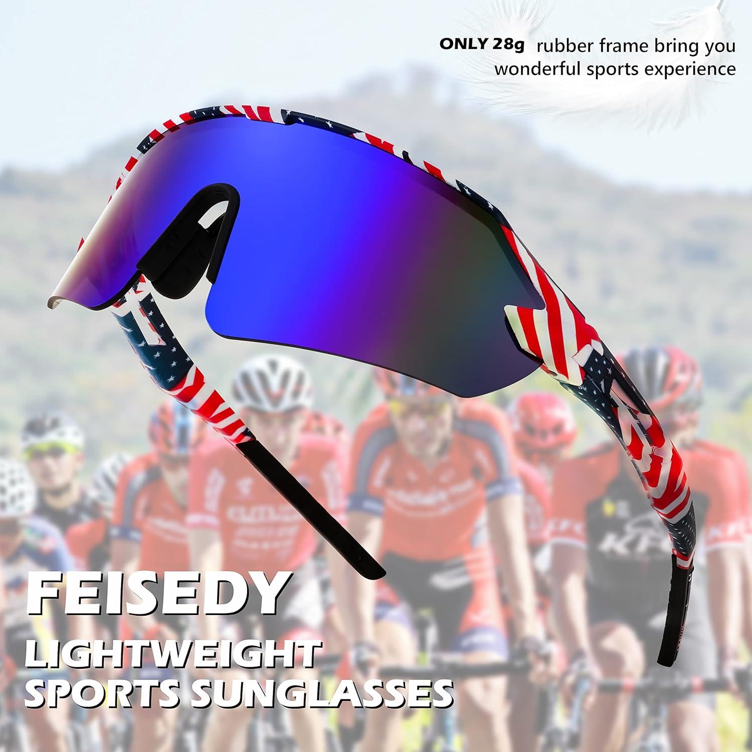Gafas de sol deportivas FEISEDY B2987 UV400 para ciclismo