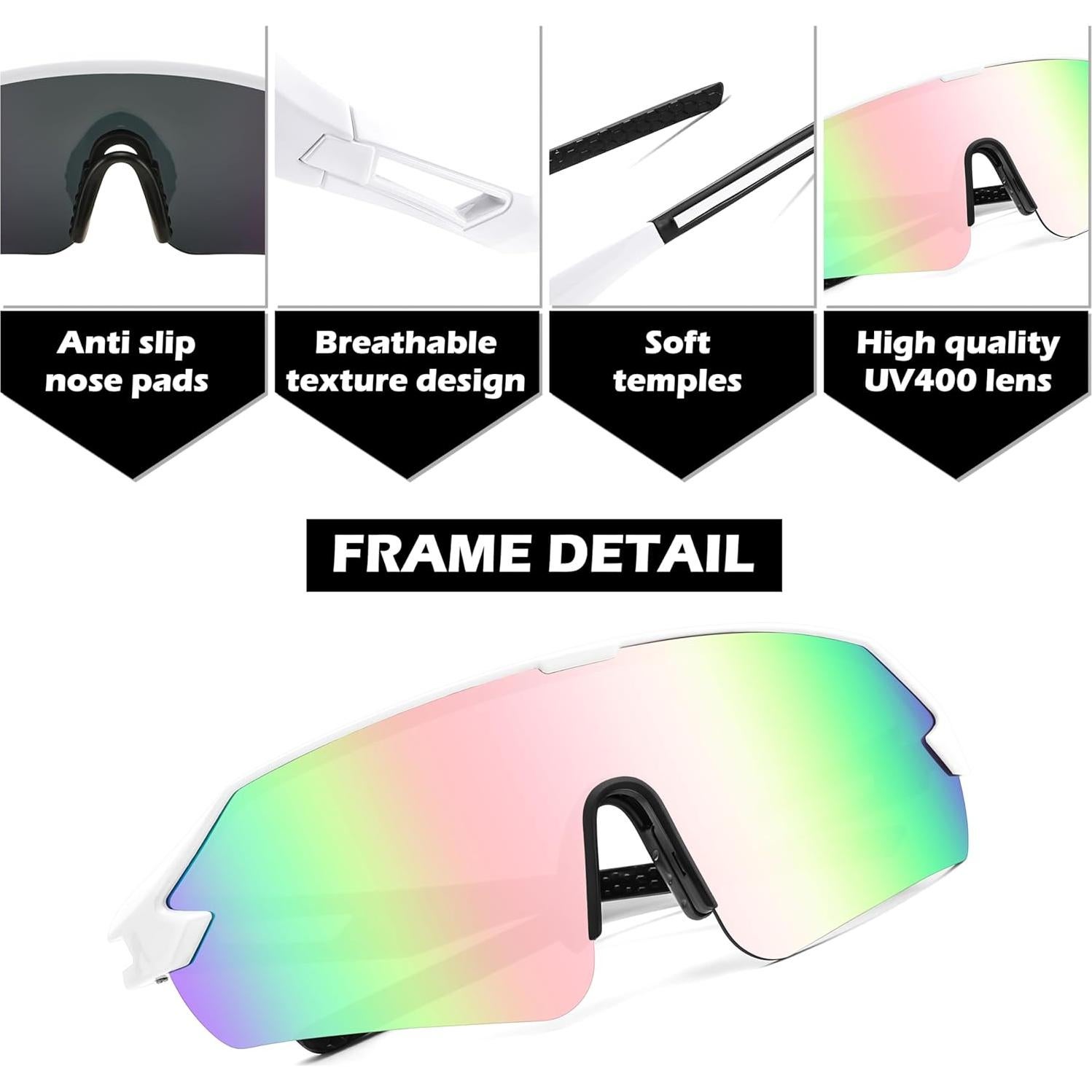 Gafas de sol deportivas FEISEDY B2987 UV400 para ciclismo