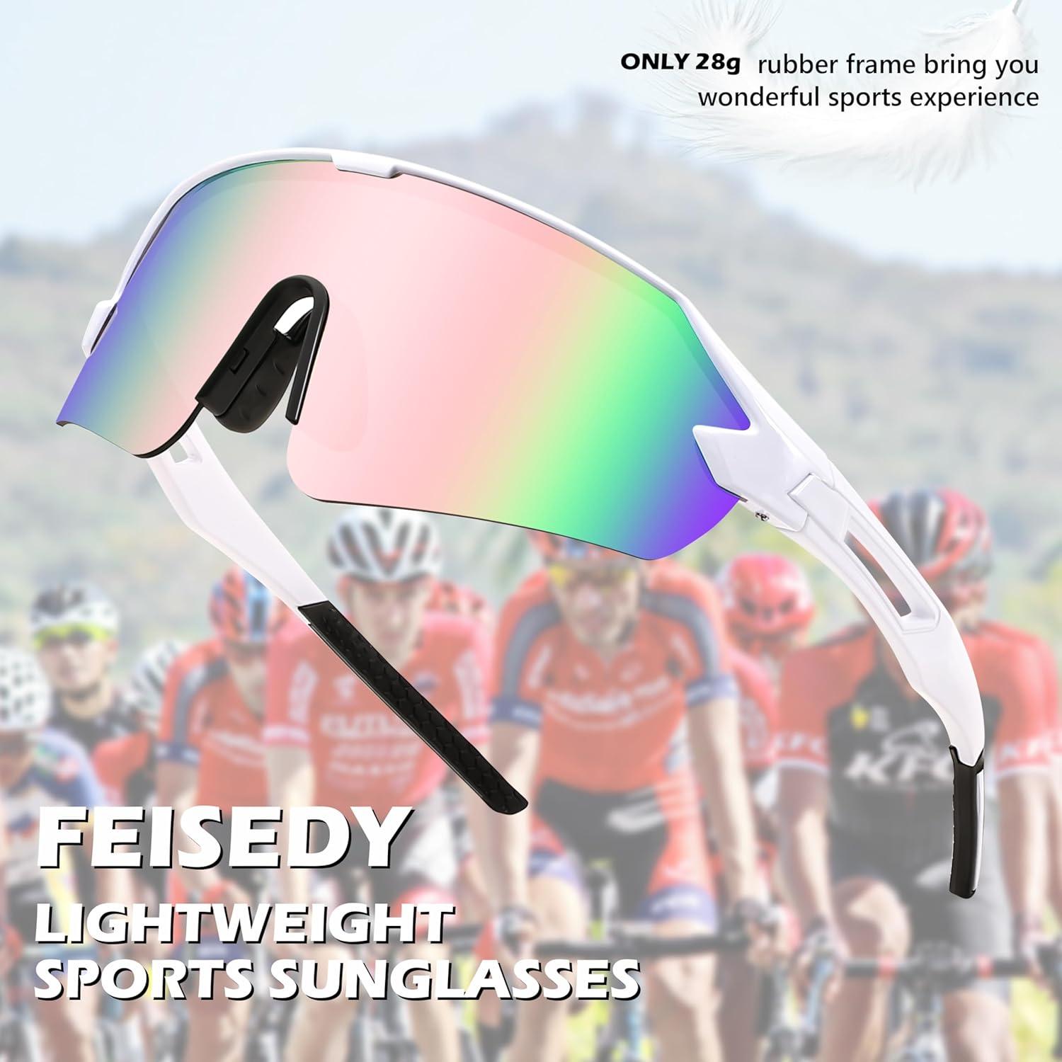 Gafas de sol deportivas FEISEDY B2987 UV400 para ciclismo