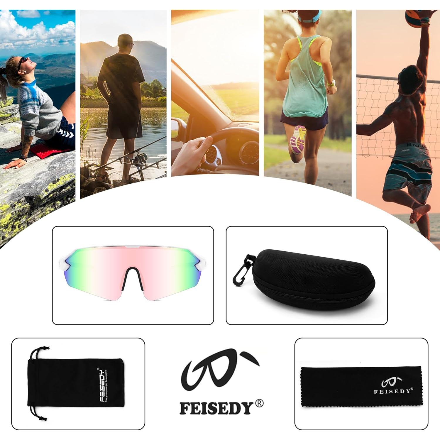 Gafas de sol deportivas FEISEDY B2987 UV400 para ciclismo