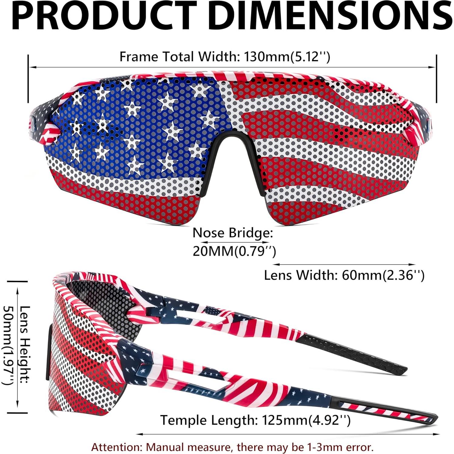 Gafas de sol deportivas FEISEDY UV400 unisex B2987