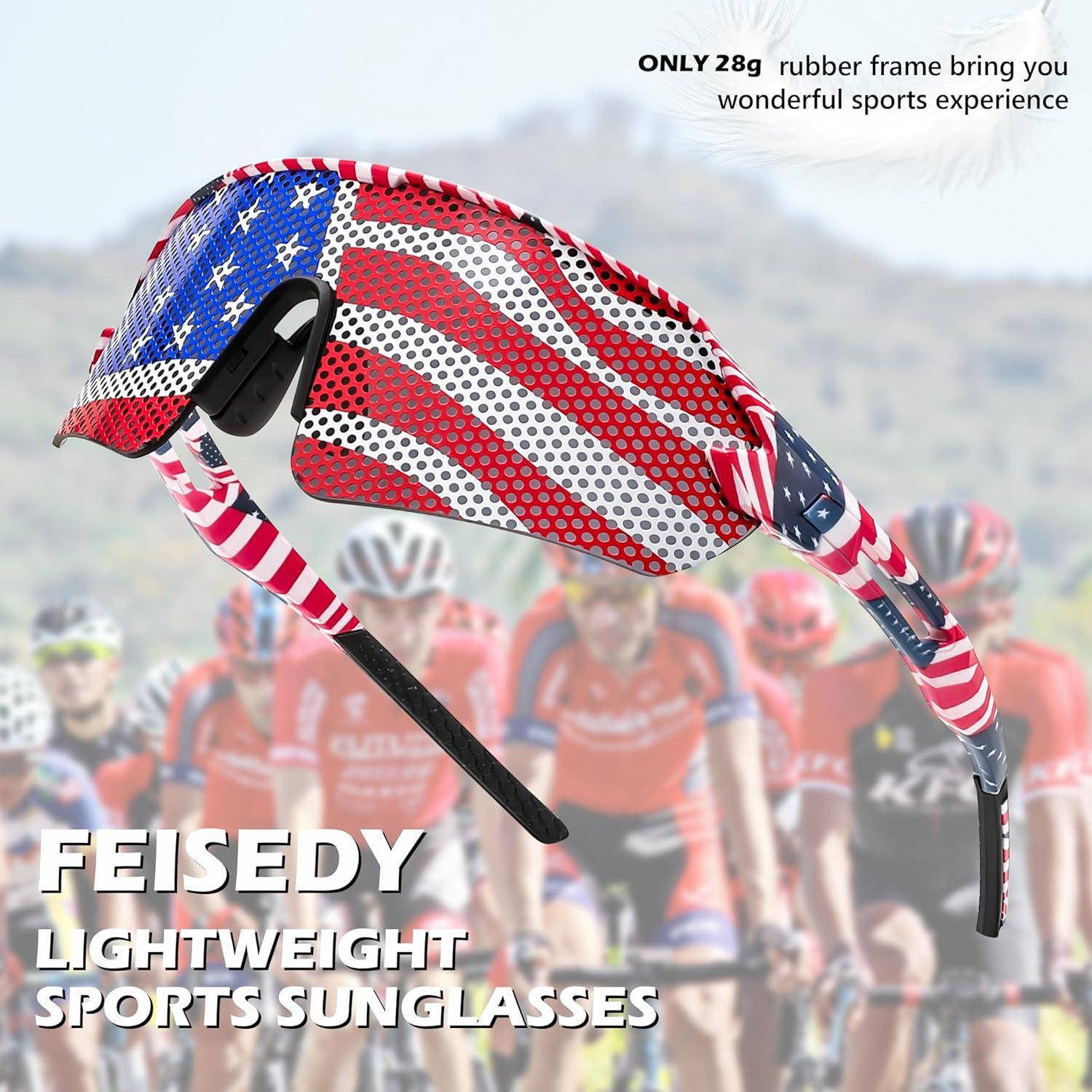 Gafas de sol deportivas FEISEDY UV400 unisex B2987