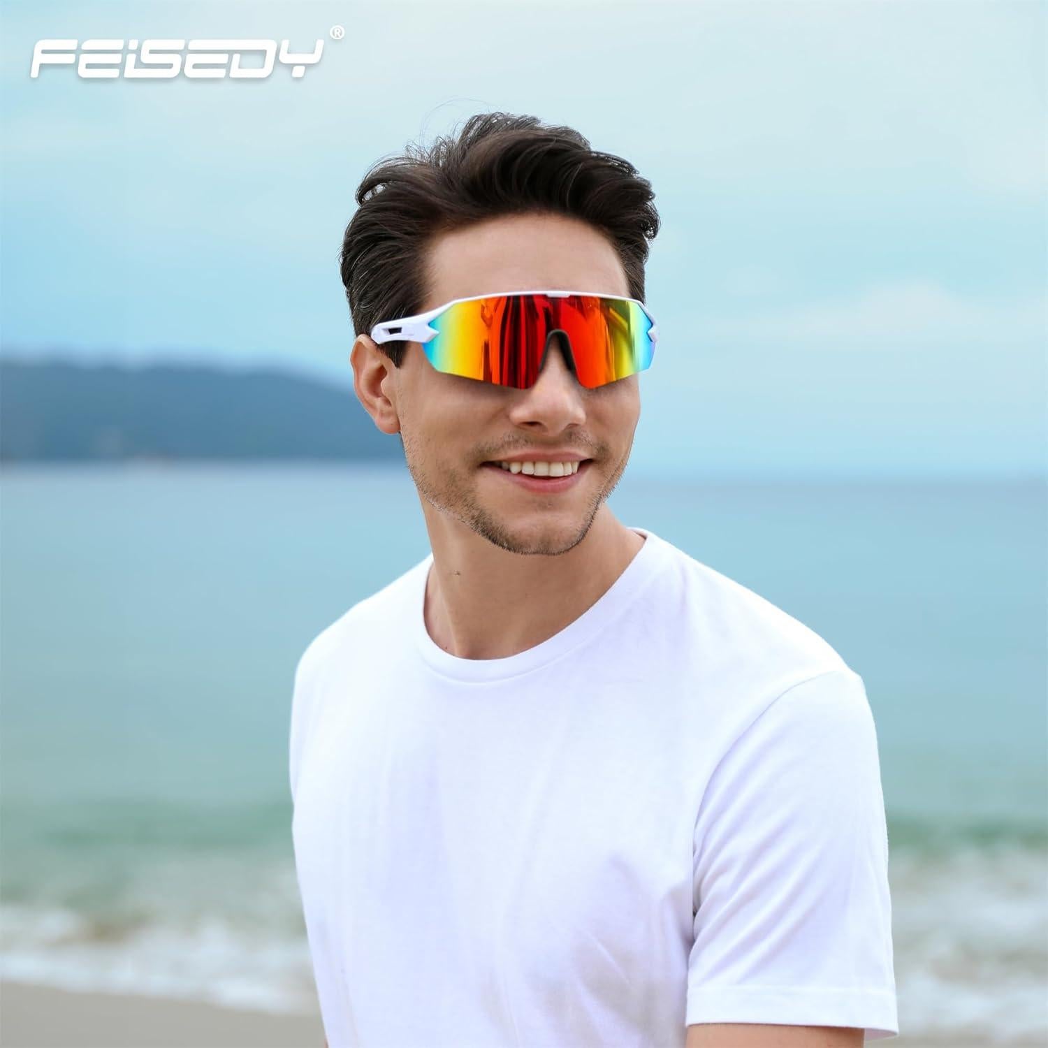 Gafas de sol deportivas FEISEDY B2987 UV400 unisex