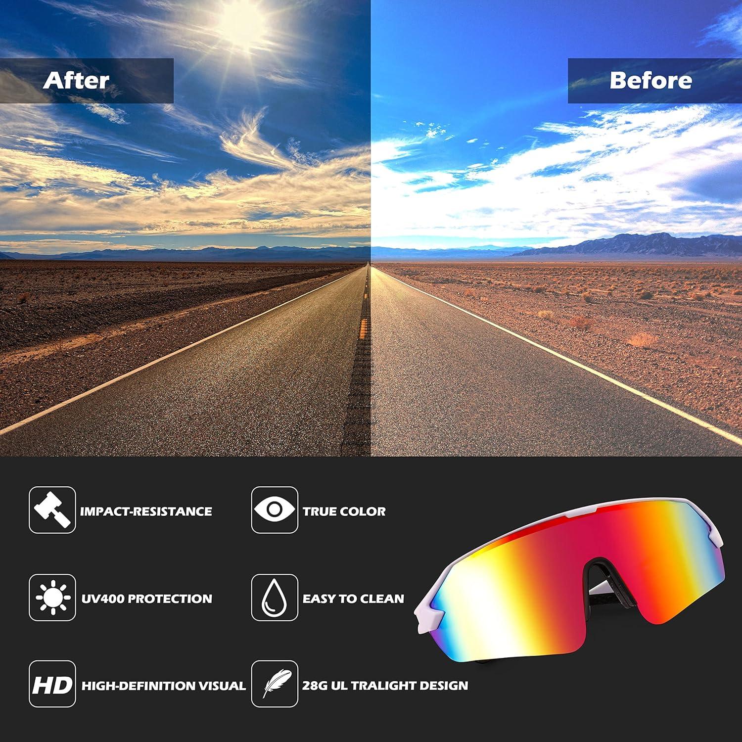 Gafas de sol deportivas FEISEDY B2987 UV400 unisex