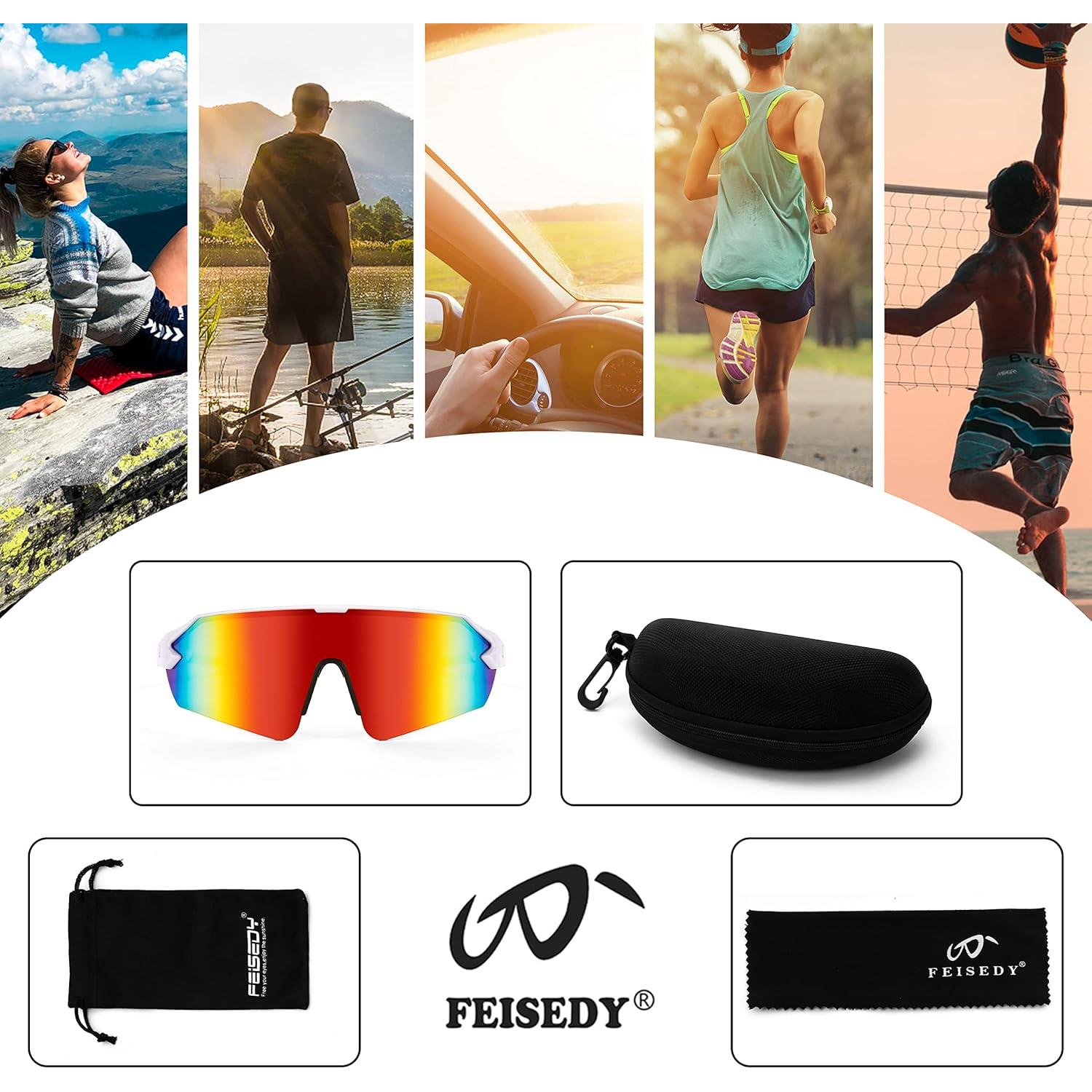 Gafas de sol deportivas FEISEDY B2987 UV400 unisex