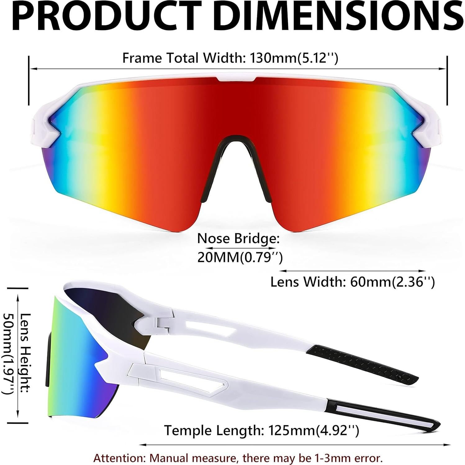 Gafas de sol deportivas FEISEDY B2987 UV400 unisex