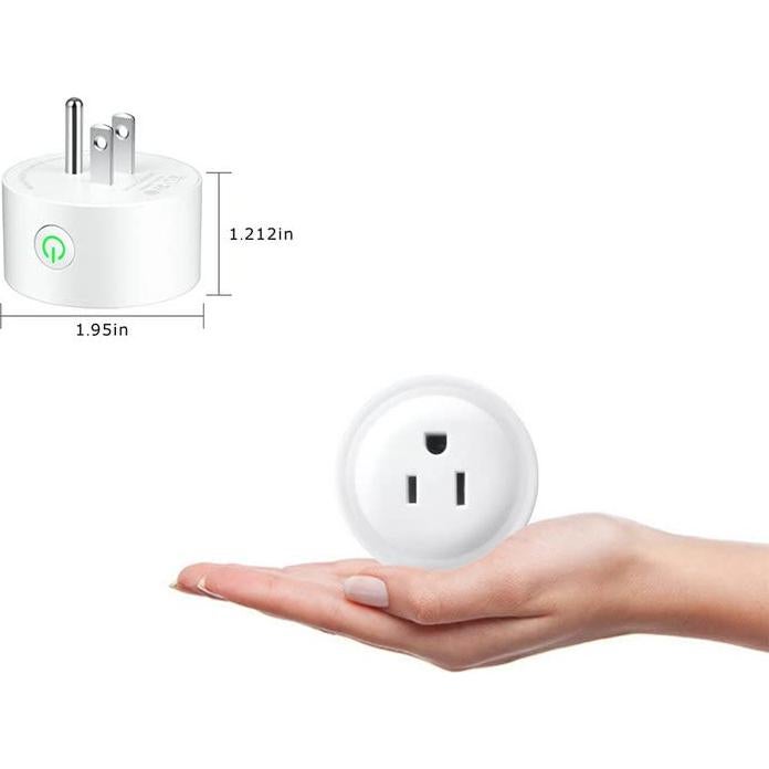 Enchufe Wi-Fi Inteligente Yvvpiupu LSPA6 Control Remoto
