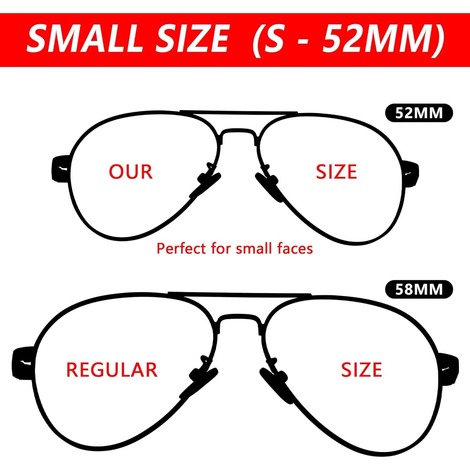 Gafas de sol aviador polarizadas Pro Acme 52mm para unisex