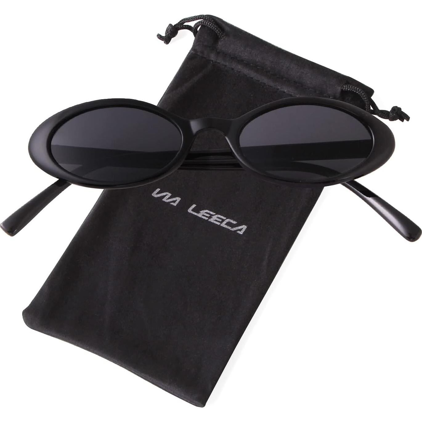 Gafas de Sol Ovaladas VIA LEECA para Mujeres UV400 Vintage