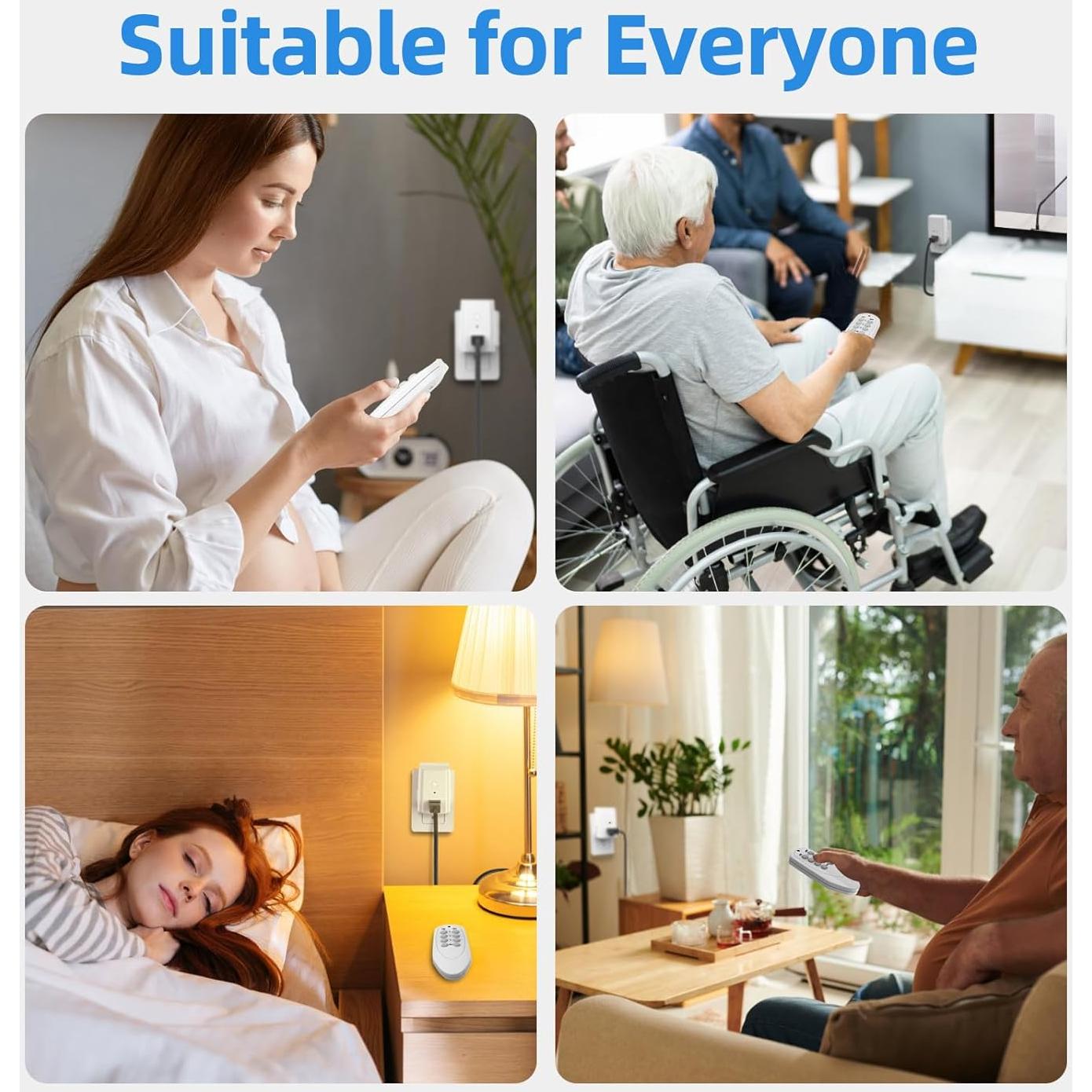 Enchufe Control Remoto TiFFCOFiO 3 Enchufes 30m 15A