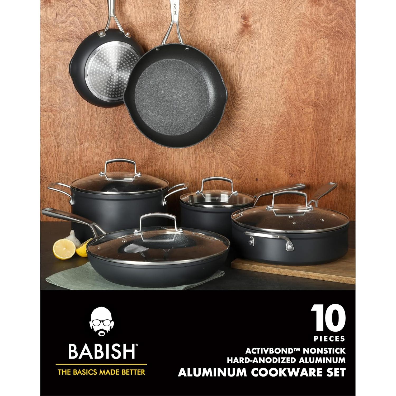 Juego de Utensilios de Cocina Babish 10 Piezas Antiadherente