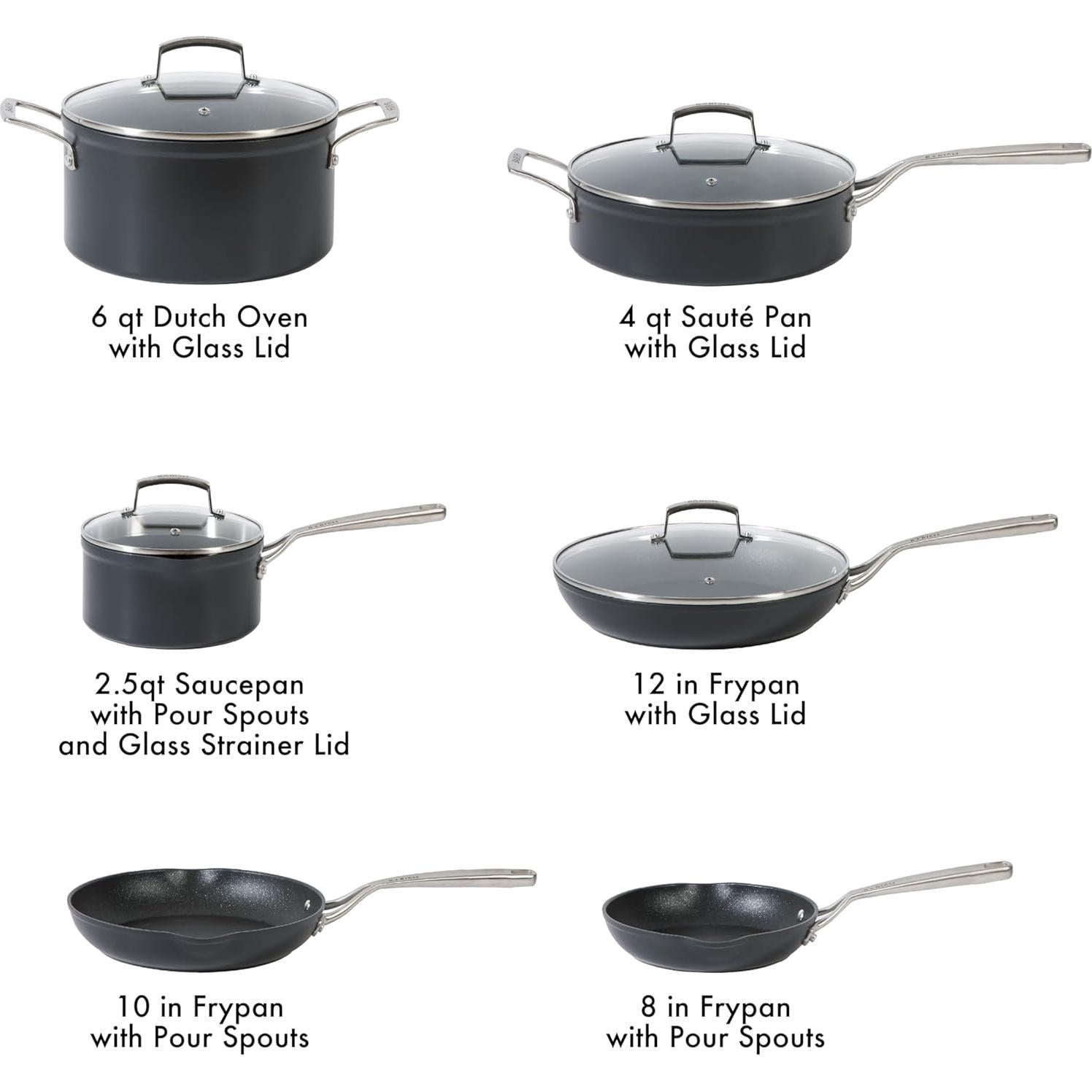 Juego de Utensilios de Cocina Babish 10 Piezas Antiadherente