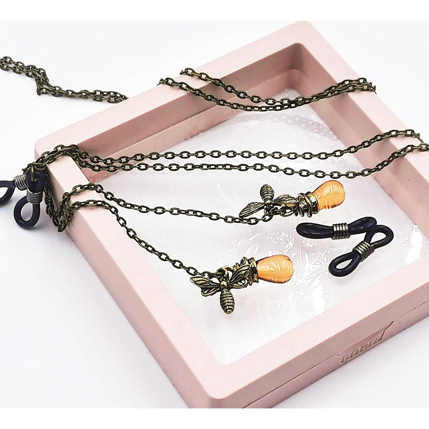 Cadena de Gafas Elegante para Mujeres - Abeja de Miel