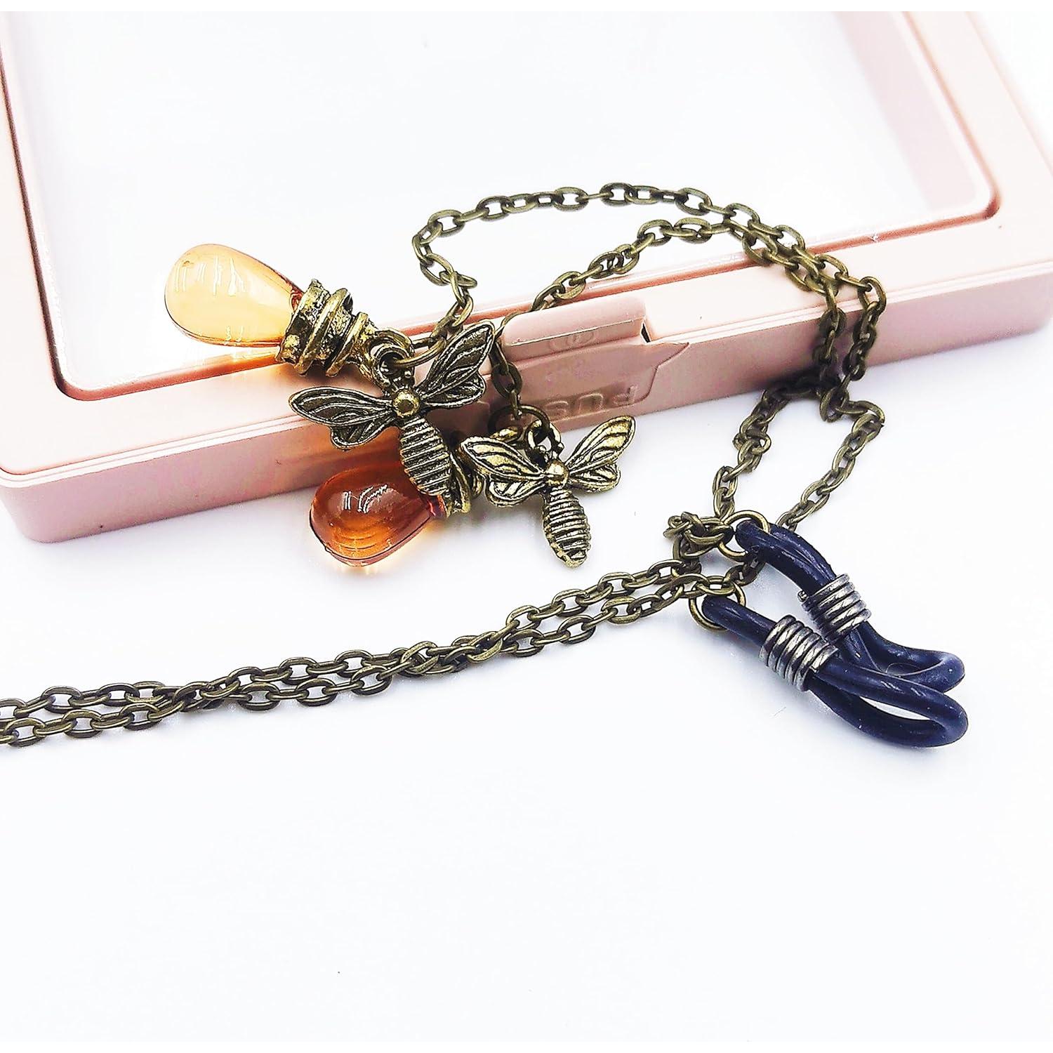 Cadena de Gafas Elegante para Mujeres - Abeja de Miel
