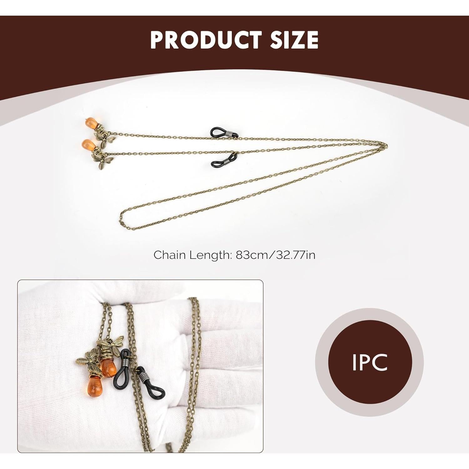 Cadena de Gafas Elegante para Mujeres - Abeja de Miel