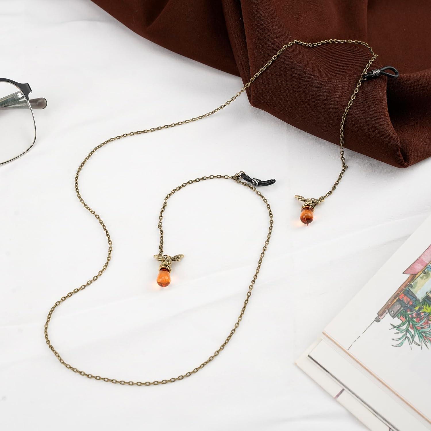 Cadena de Gafas Elegante para Mujeres - Abeja de Miel