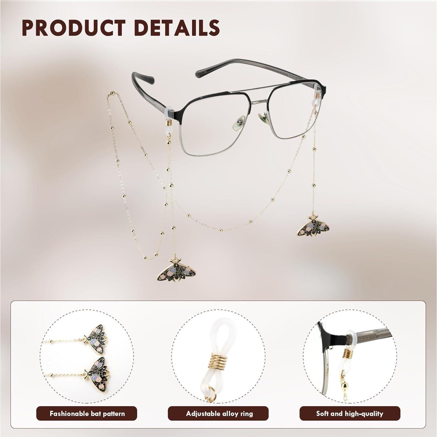 Cadena de Gafas Elegante para Mujeres - Soporte Ajustable