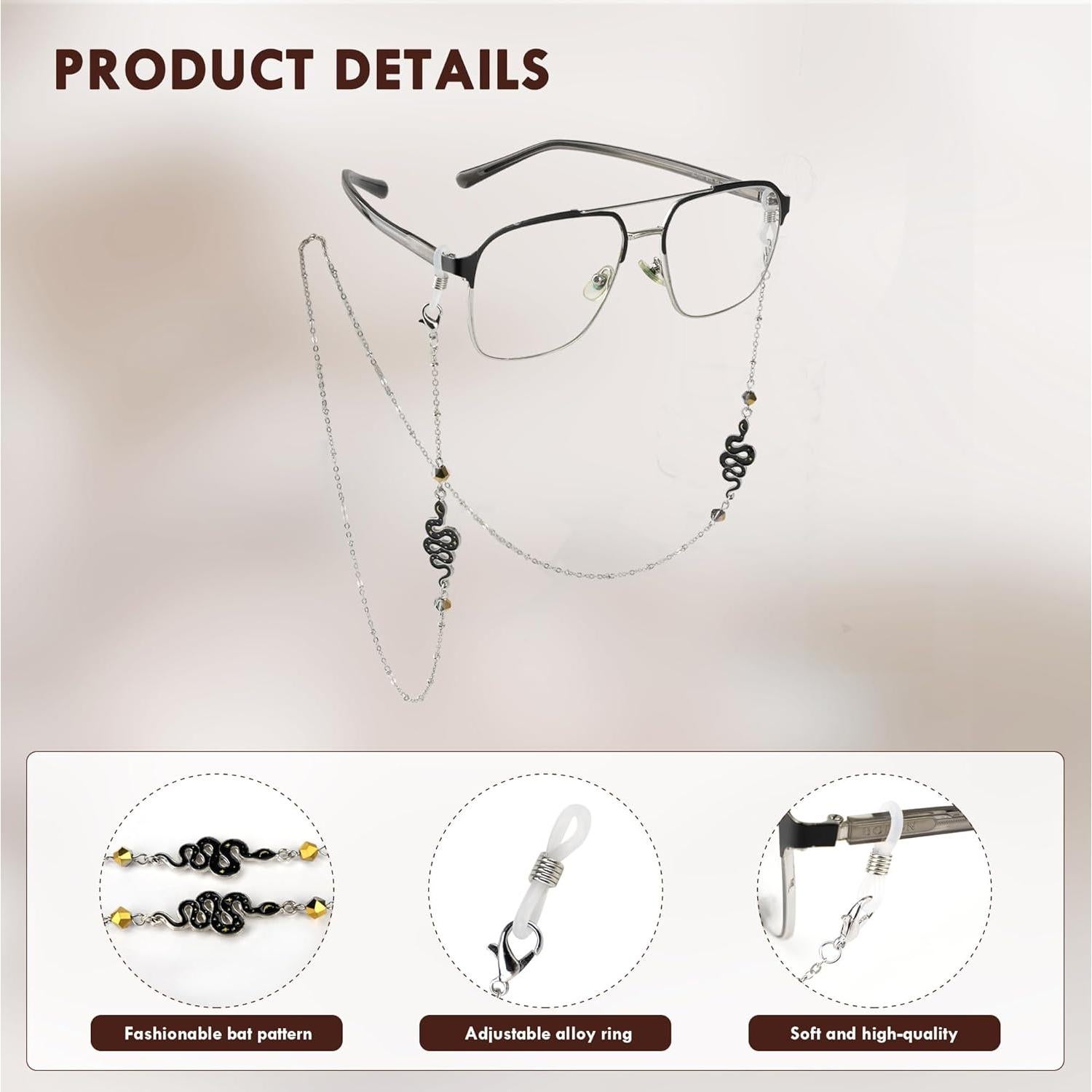 Cadena de Gafas Elegante para Mujeres - Soporte Ajustable