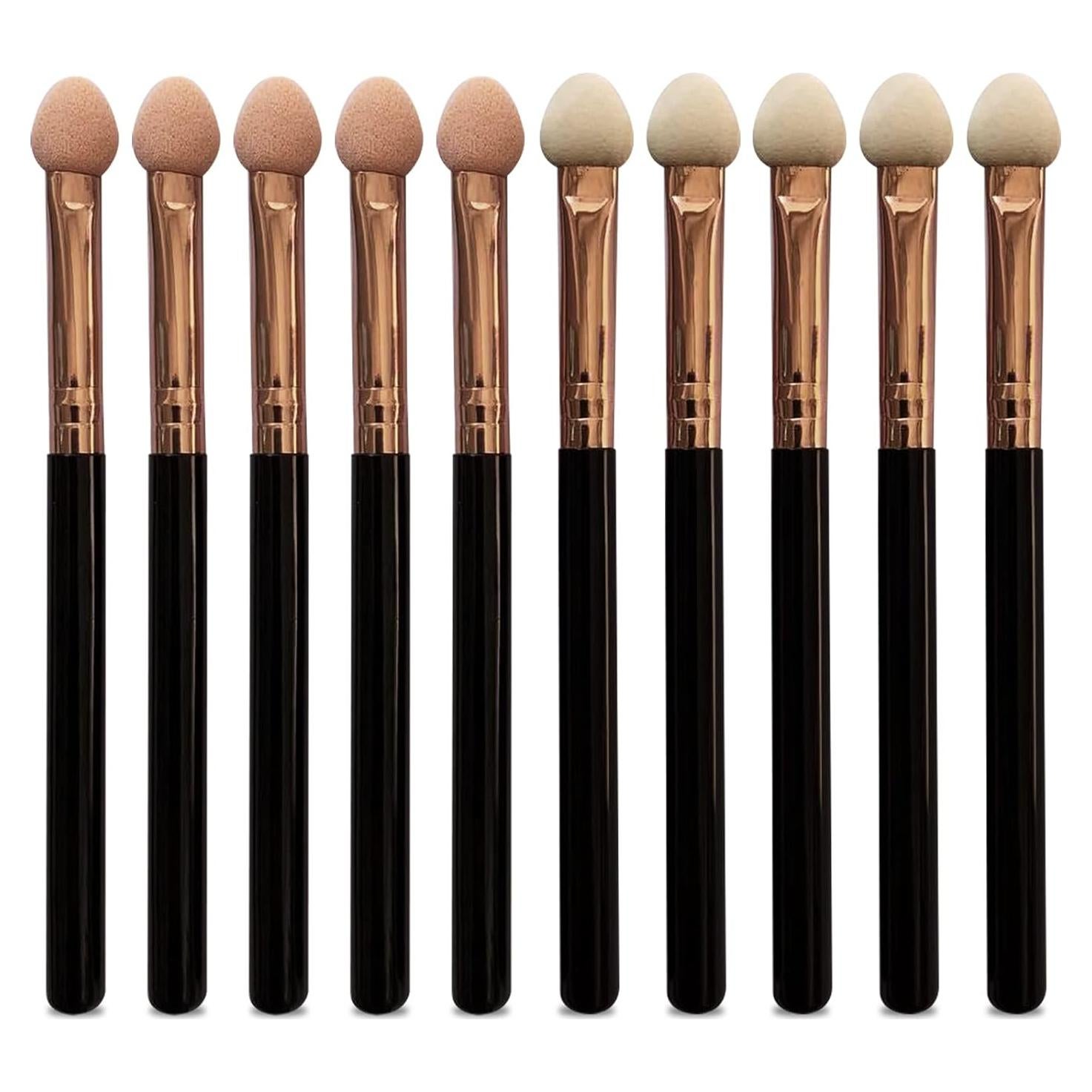 Juego de Brochas de Maquillaje UorPoto 10 Piezas Reutilizables