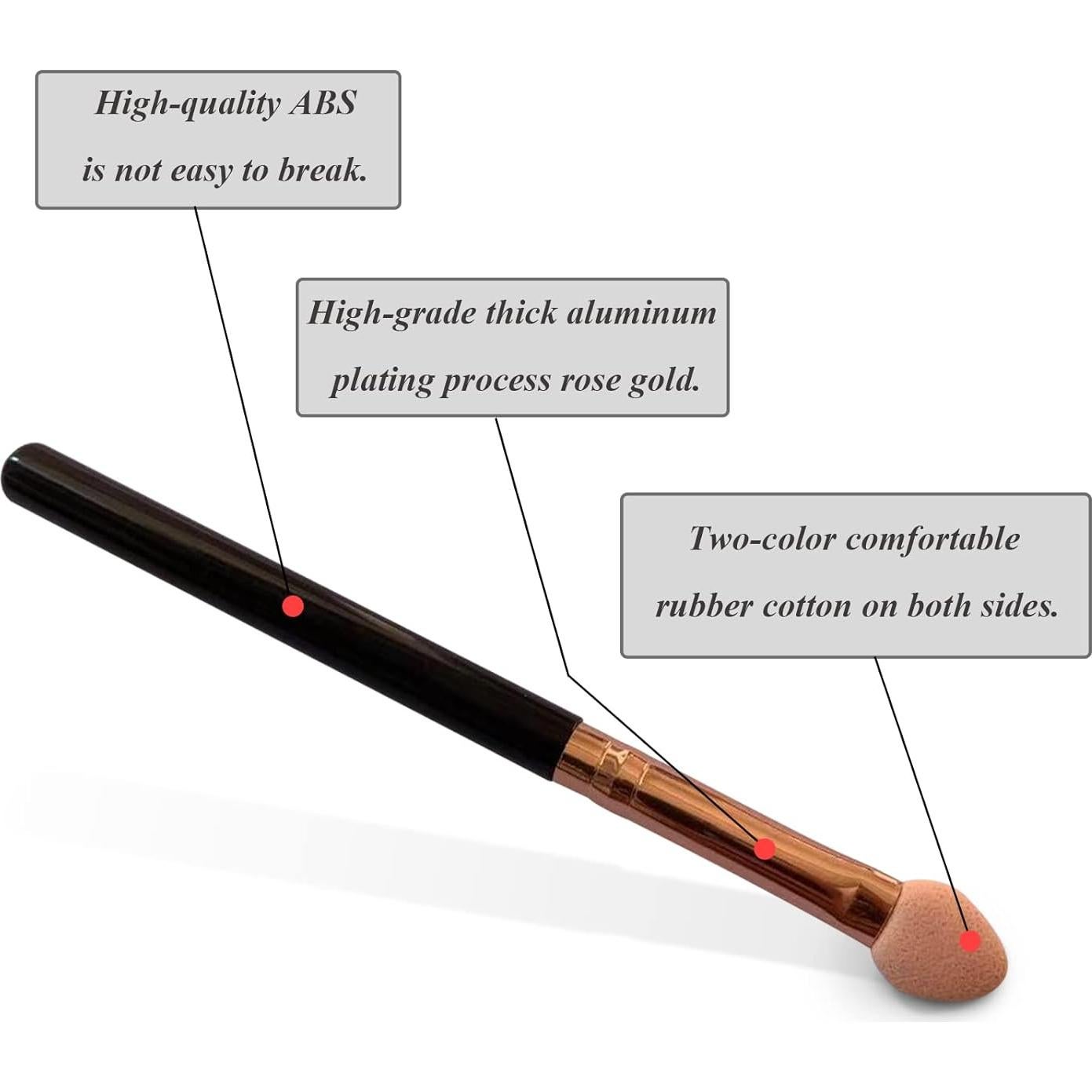 Juego de Brochas de Maquillaje UorPoto 10 Piezas Reutilizables