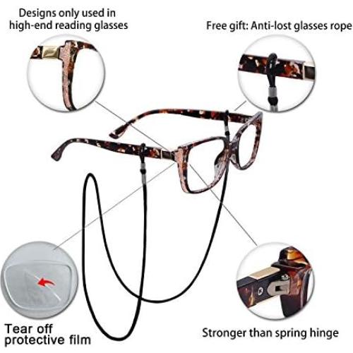 Gafas de Lectura OCCI CHIARI para Mujeres 4.0 Lentes Grandes