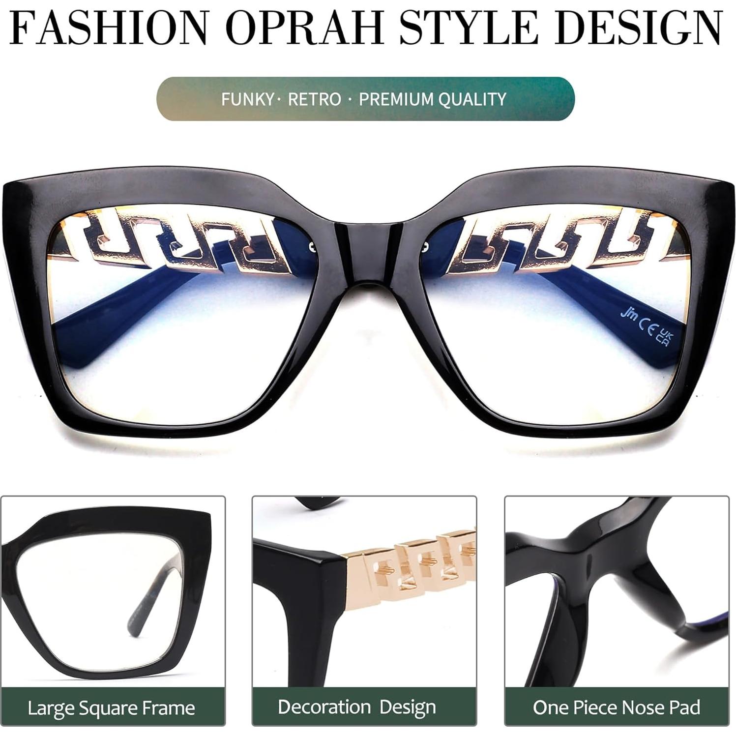 Gafas de Lectura JM 3 Paquetes Estilo Moda Bloqueo Luz Azul