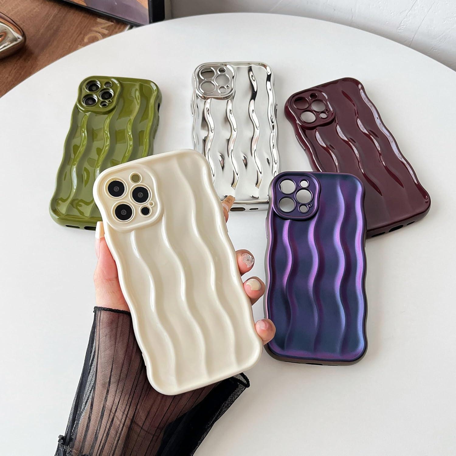Funda Caseative para iPhone 12 Pro Olas de Agua Curva