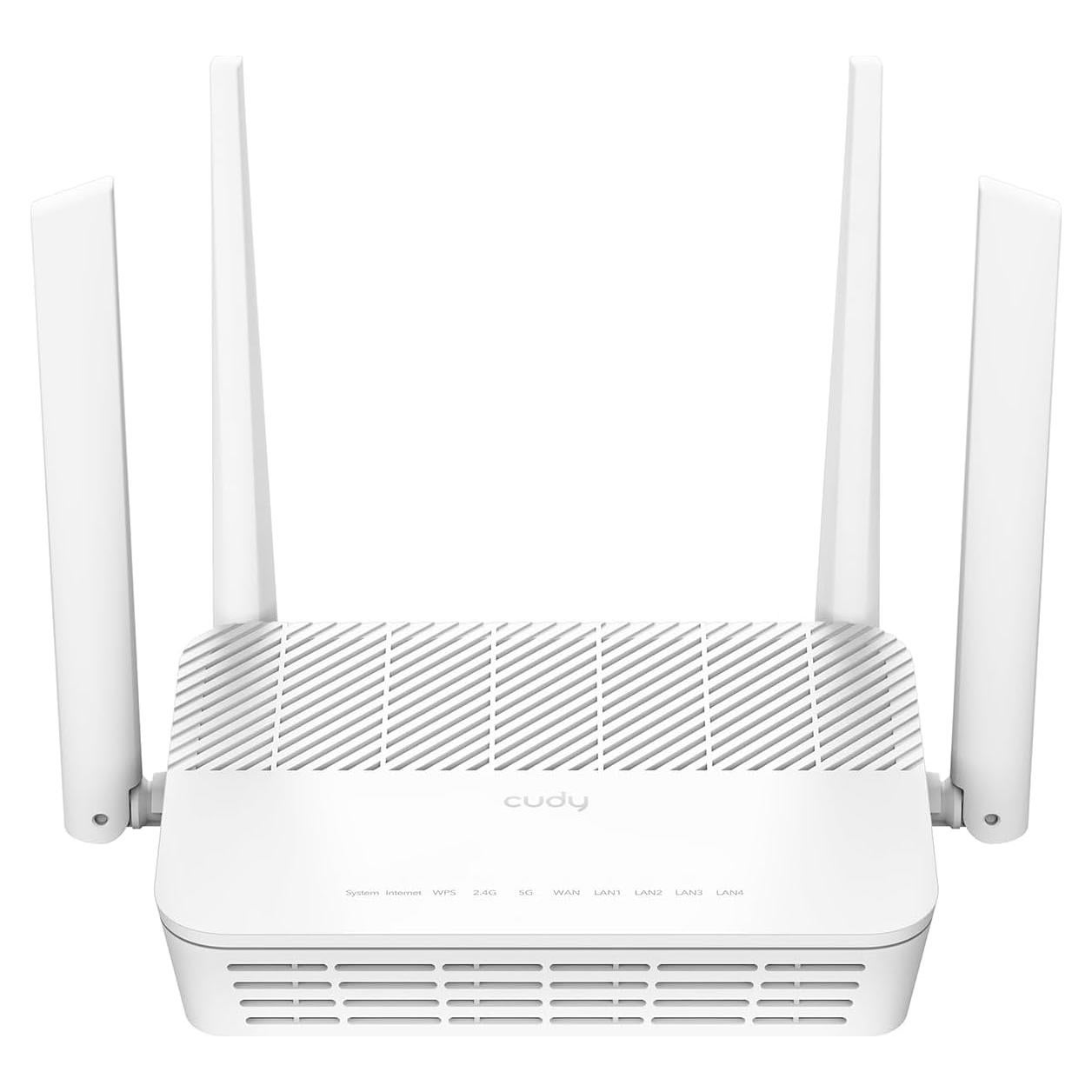 Router Cudy AX3000 WiFi 6 Doble Banda 2.5Gbps 4 Antenas