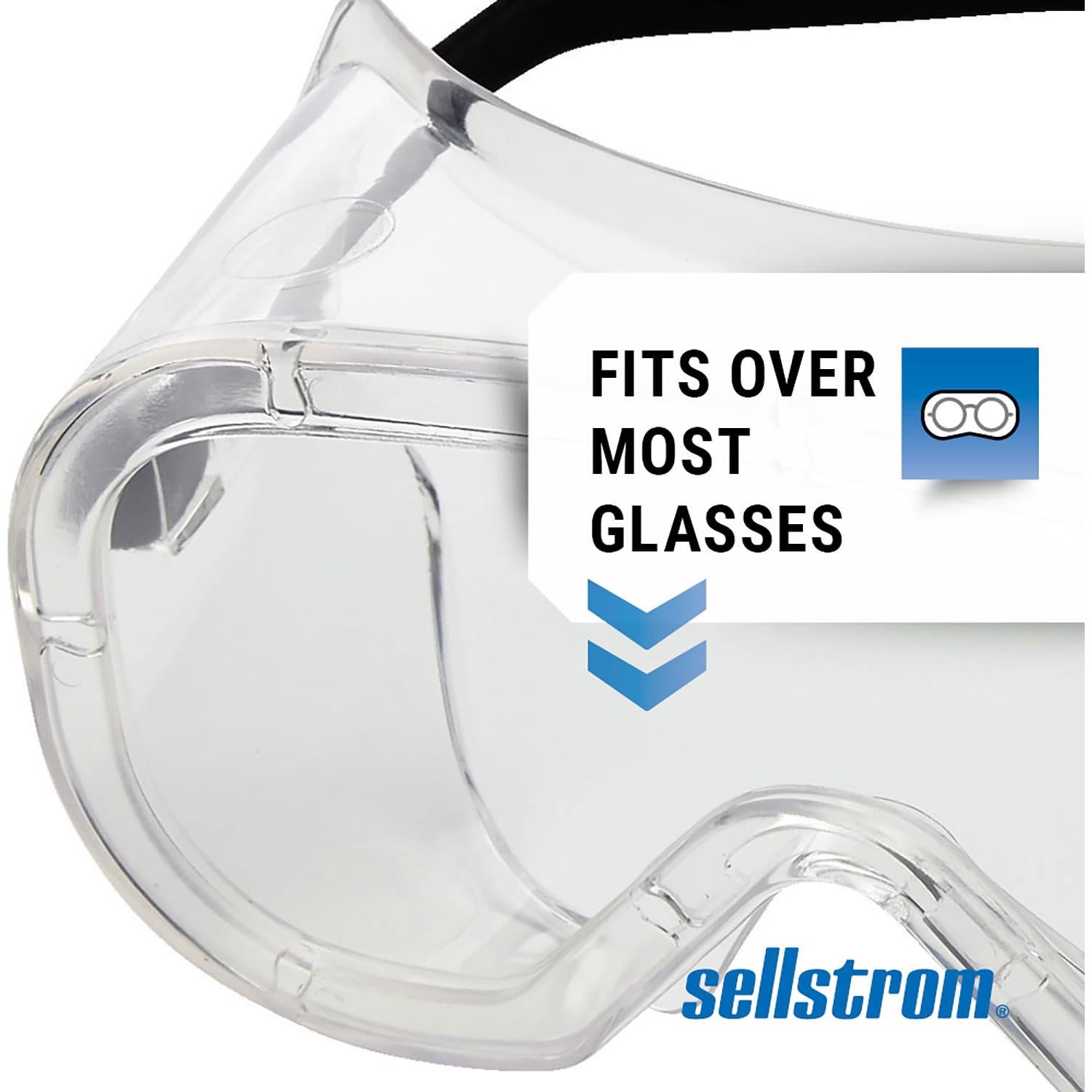 Gafas de Seguridad Sellstrom Anti Vaho PVC Claro OTG 99% UV