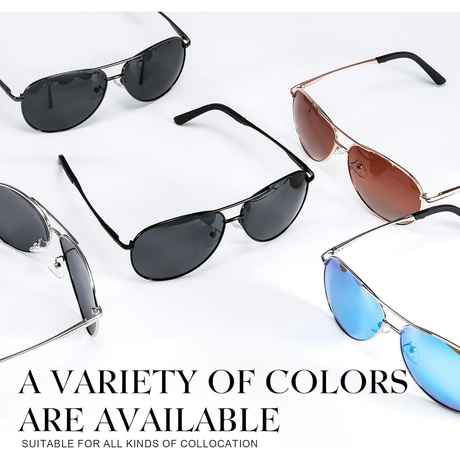 Gafas de sol aviador polarizadas Gesruny - Protección UV, unisex