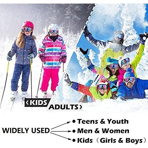 Motorcycle Goggles- 5PACK Dirt Bike ATV Motocross Anti-UV 400 Goggles Tactical Military Glasses for Men Women Youth