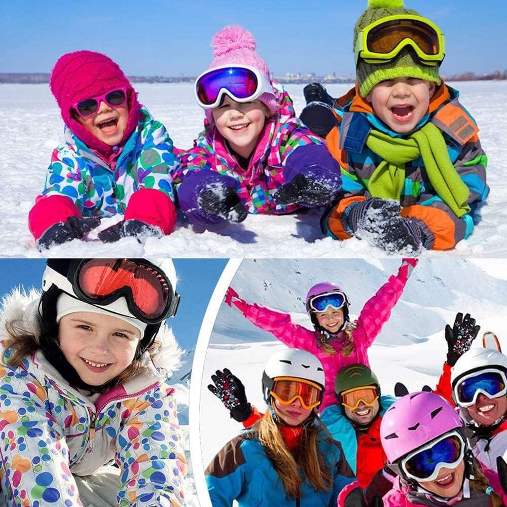 Motorcycle Goggles- 5PACK Dirt Bike ATV Motocross Anti-UV 400 Goggles Tactical Military Glasses for Men Women Youth