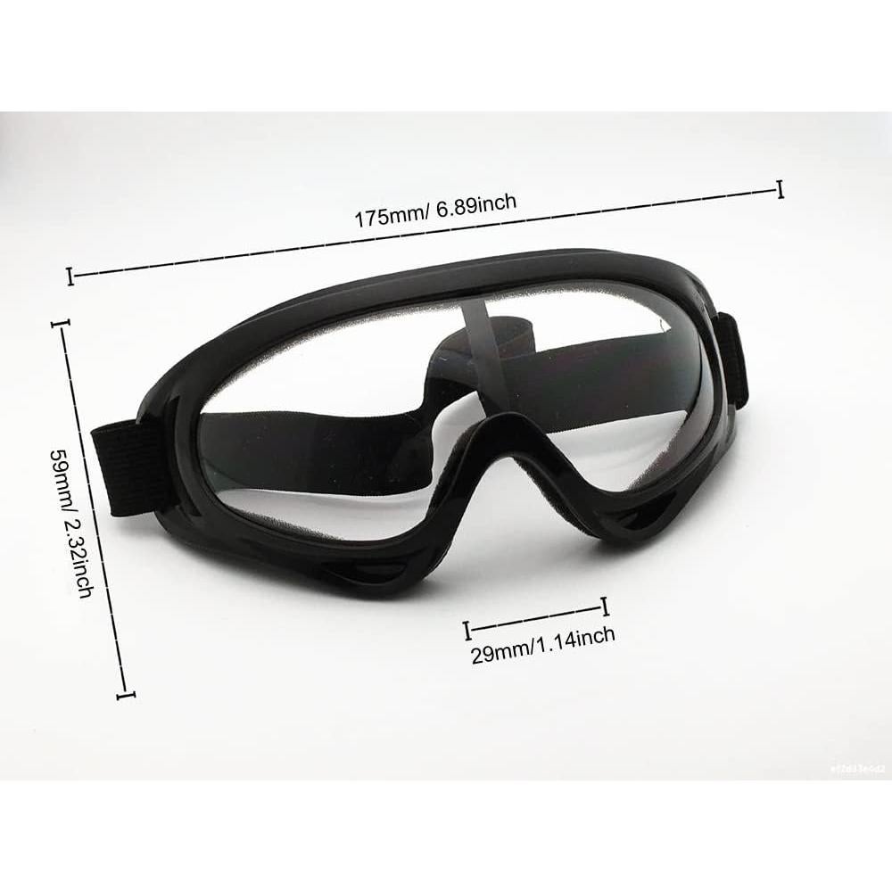 Motorcycle Goggles- 5PACK Dirt Bike ATV Motocross Anti-UV 400 Goggles Tactical Military Glasses for Men Women Youth