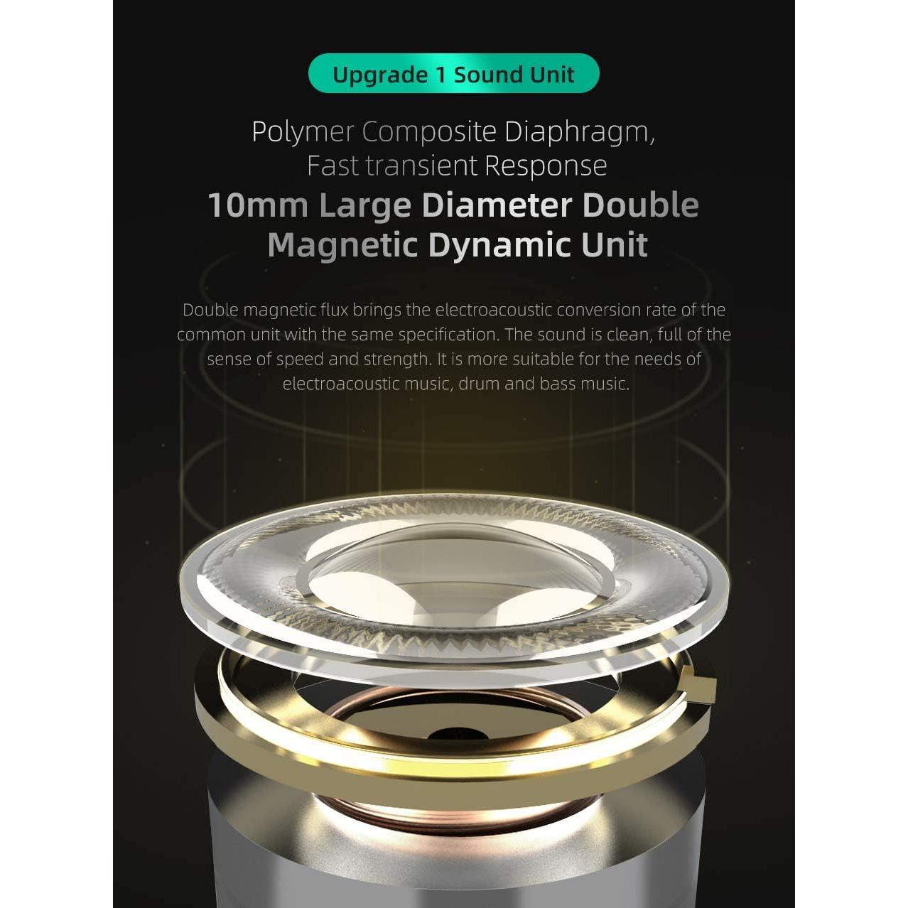 Auriculares KZ ZST X In-Ear HiFi Estéreo 1BA+1DD Negro