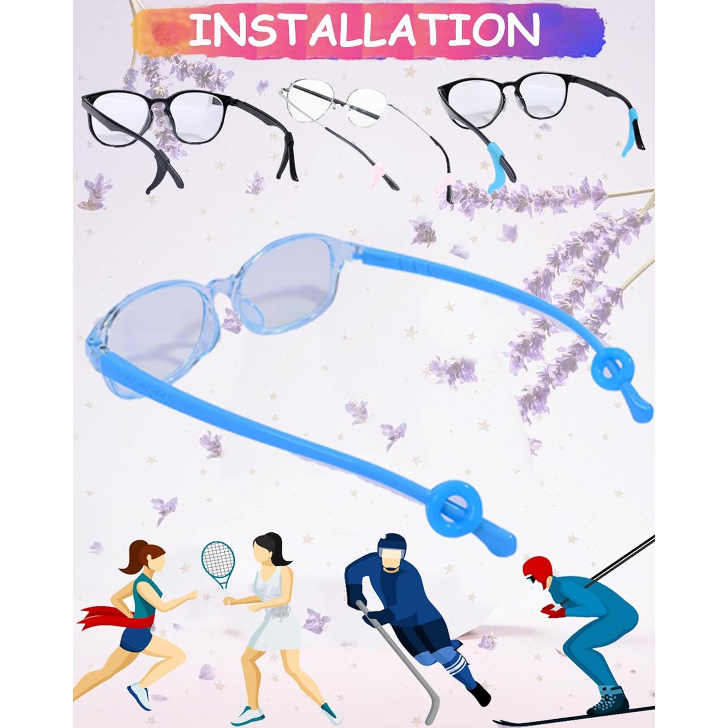 Ganchos para Gafas AURAADORN Silicona Antideslizante 16 Pares